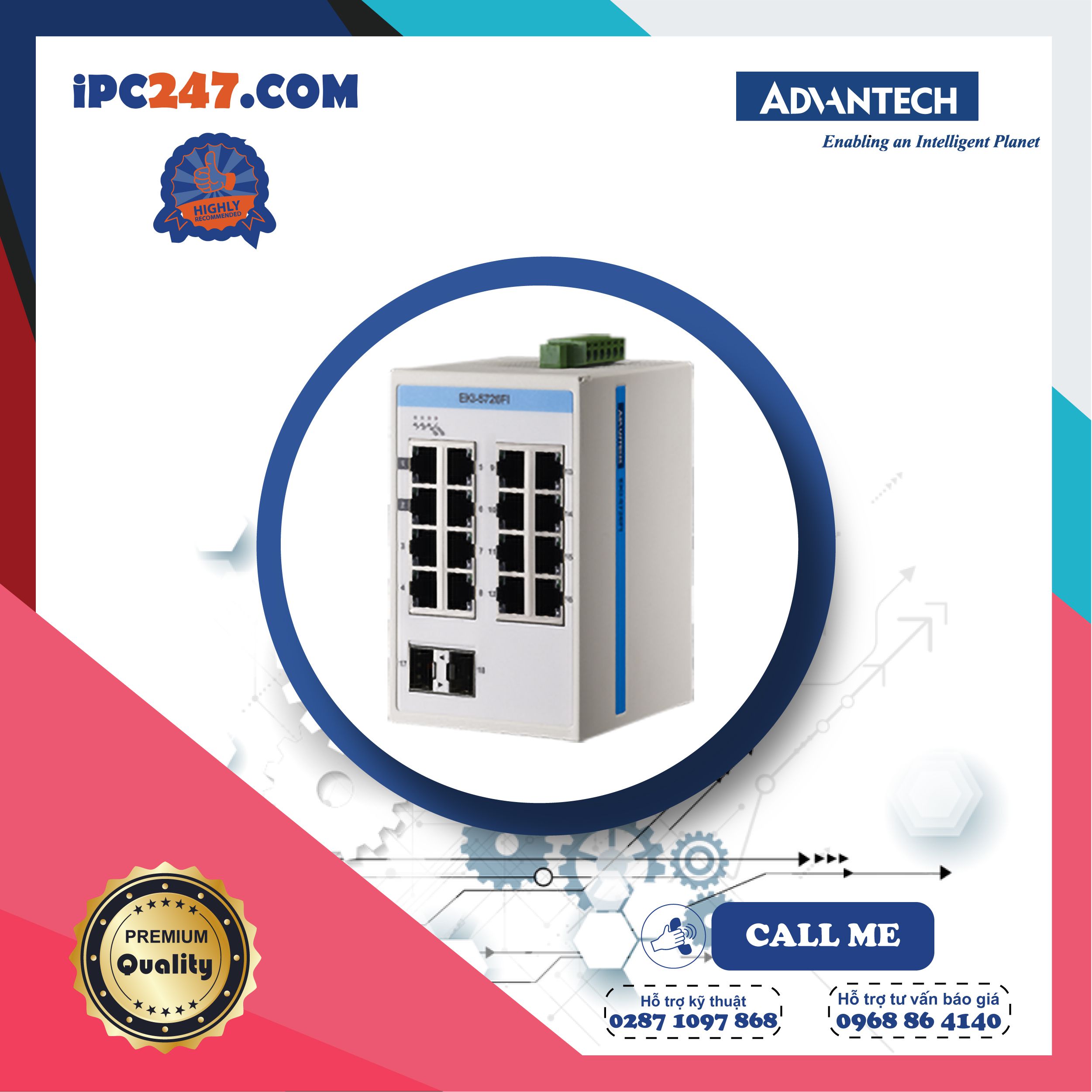Máy tính công nghiệp không quạt MIC-7700H-00A1